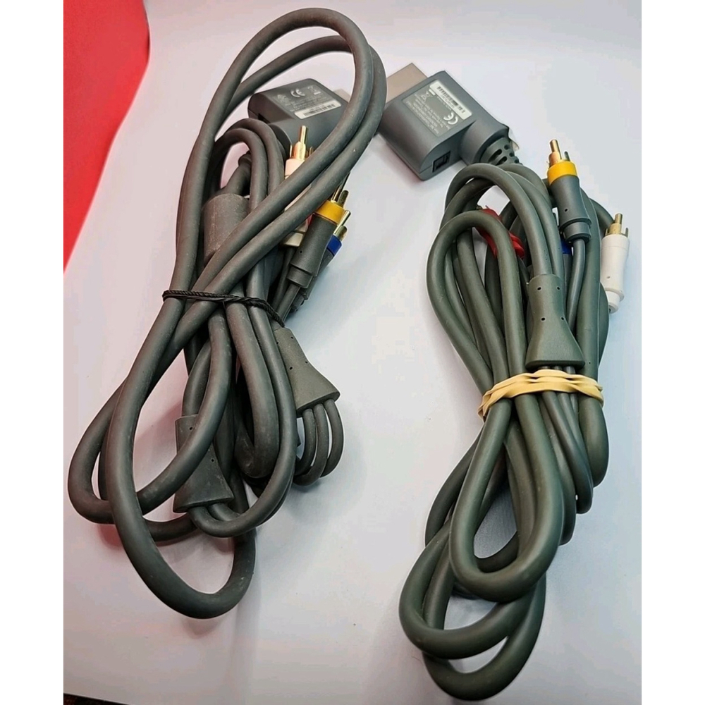 Job Lot Of OEM Microsoft Xbox 360 AC Adapters, AV Cables, Breakaway Cables Etc. - Picture 6 of 16